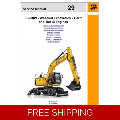 JCB JS200W TIER 2 AND TIER 4I ENGINE SERVICE REPAIR MANUAL JCB JS200W TIER 2 AND TIER 4I ENGINE SERVICE REPAIR MANUAL